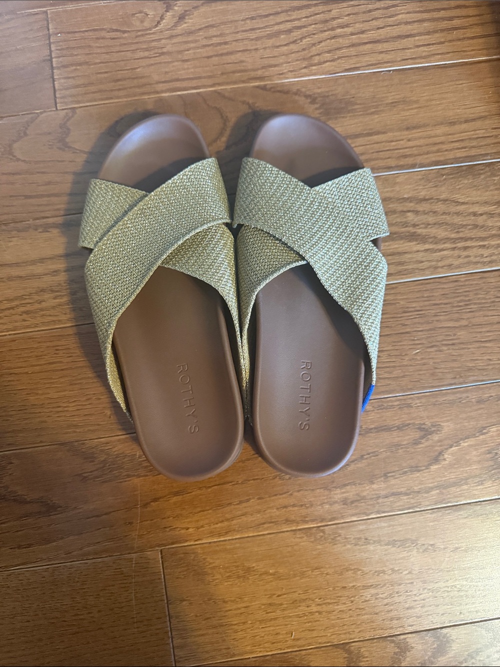 Rothy's Weekender Slide in Gold